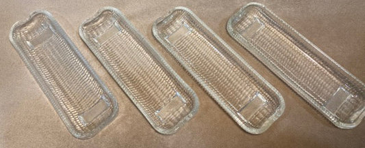 Morning Harvest – Set of 4 Brazilian Glass Corn Dishes