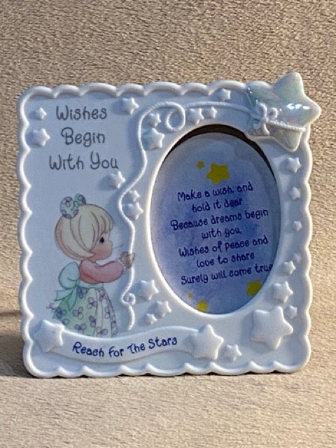 Joyful Frame – Precious Moments “Wishes Begin With You” Photo Frame