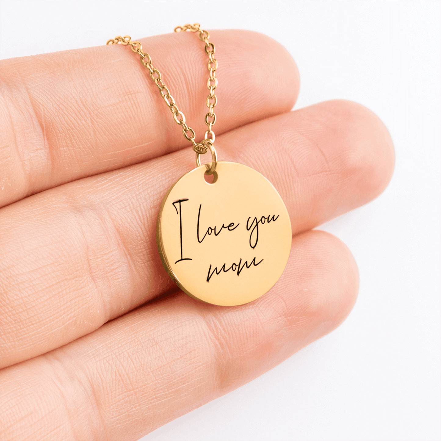 Engraved Custom Handwritten Pendant