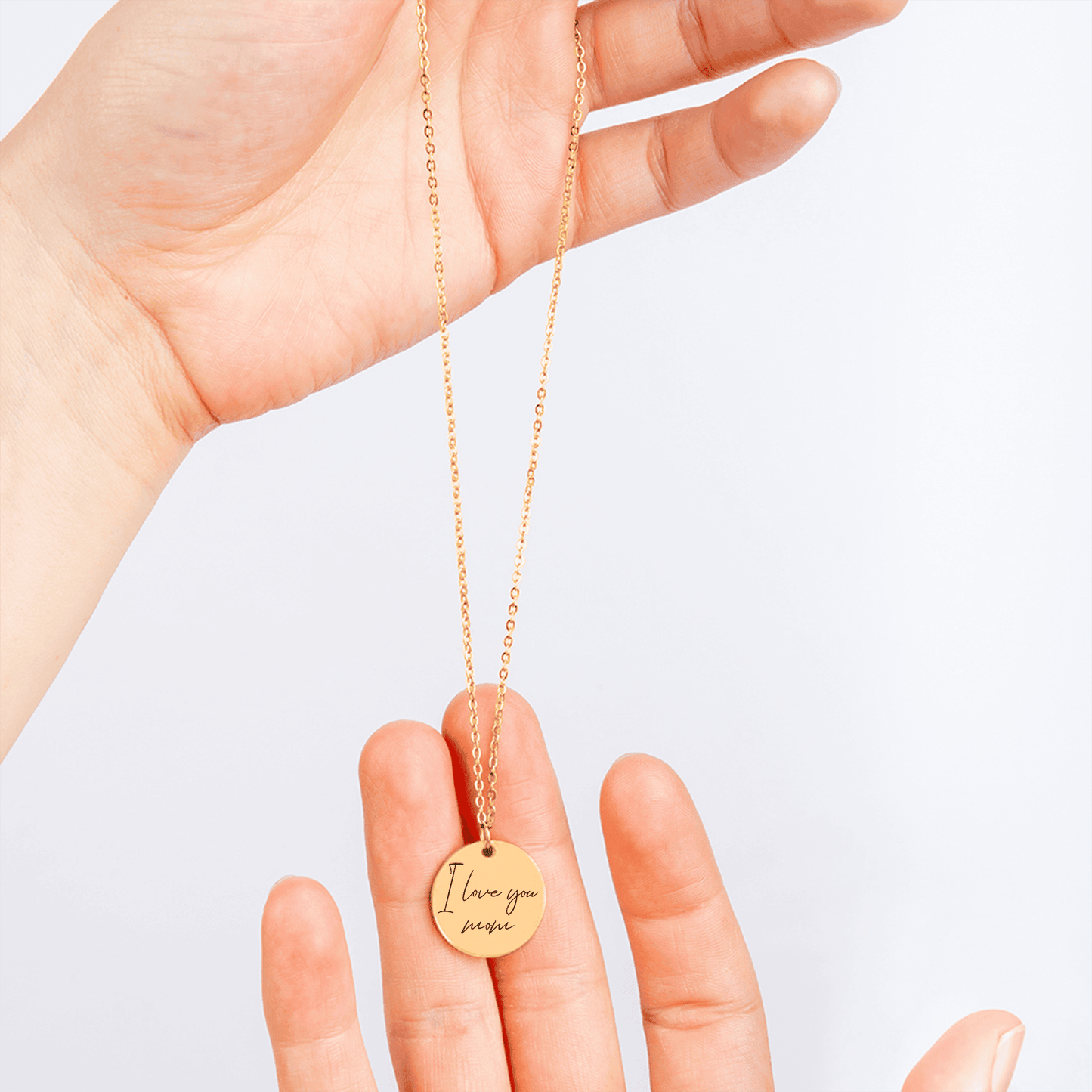 Engraved Custom Handwritten Pendant