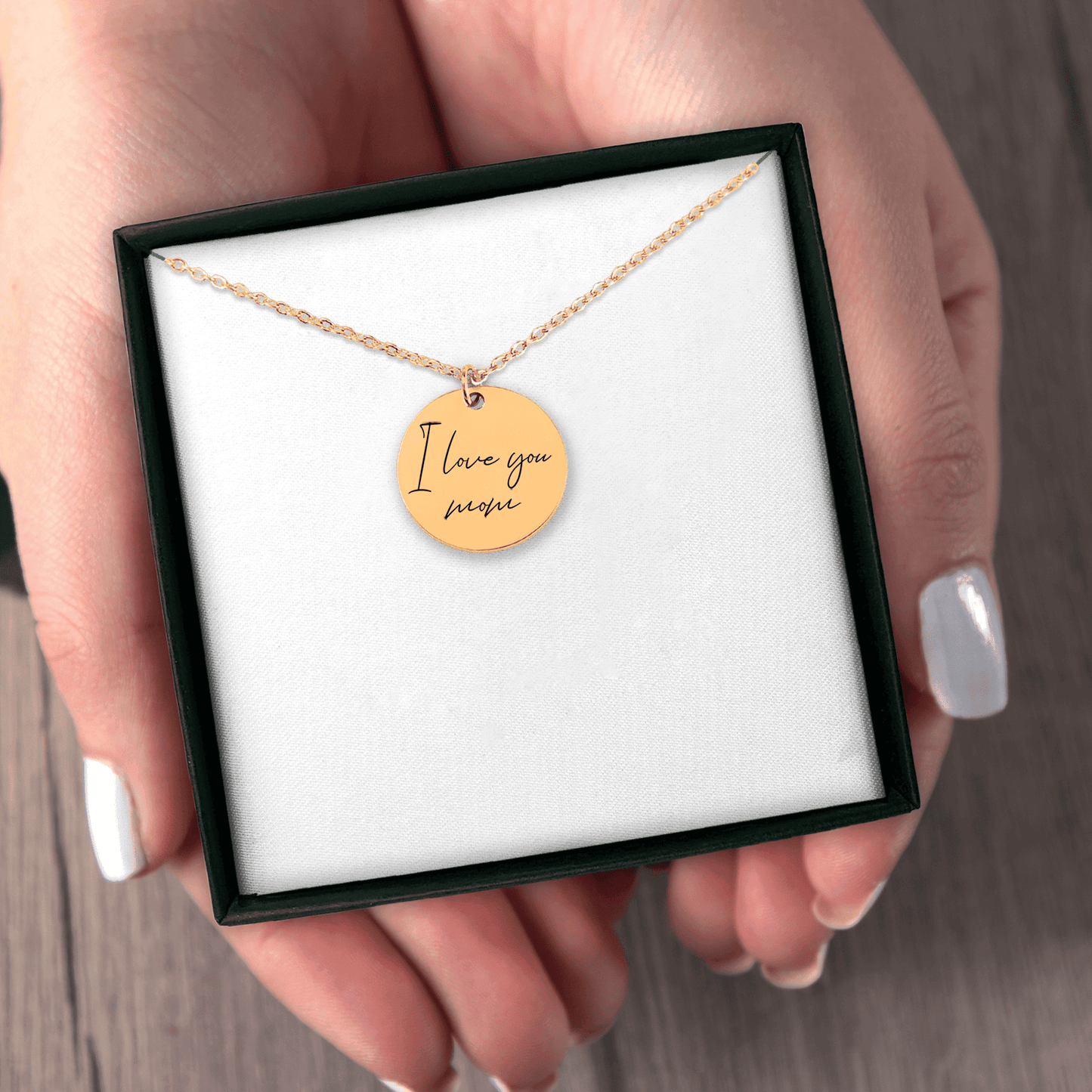Engraved Custom Handwritten Pendant