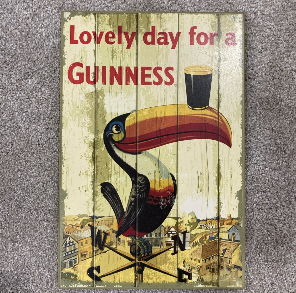 Midnight Stout – Rare “Lovely Day for a Guinness” Sign