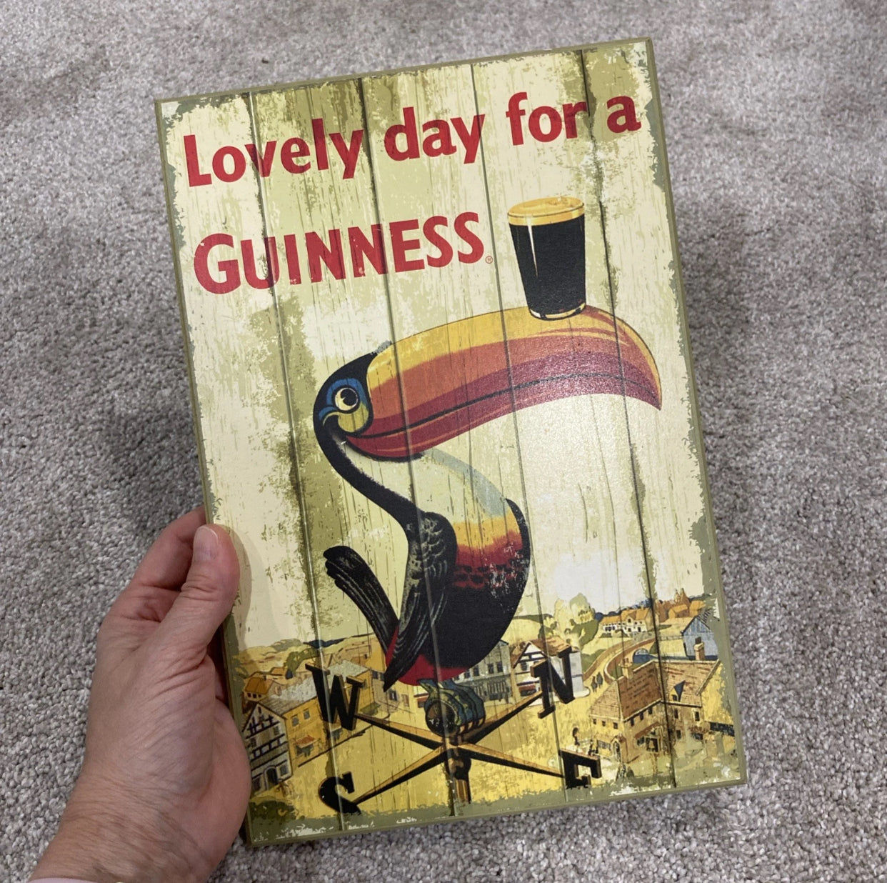 Midnight Stout – Rare “Lovely Day for a Guinness” Sign