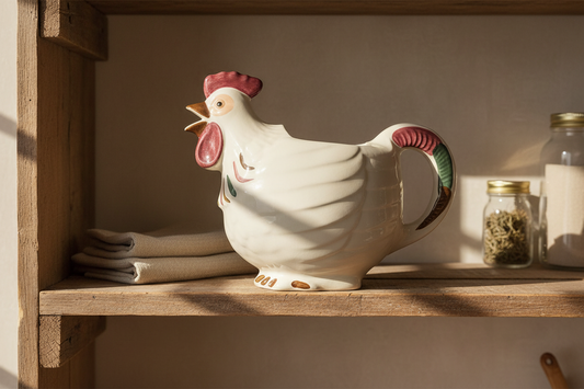 Chanticleer – Vintage Shawnee Rooster Pitcher