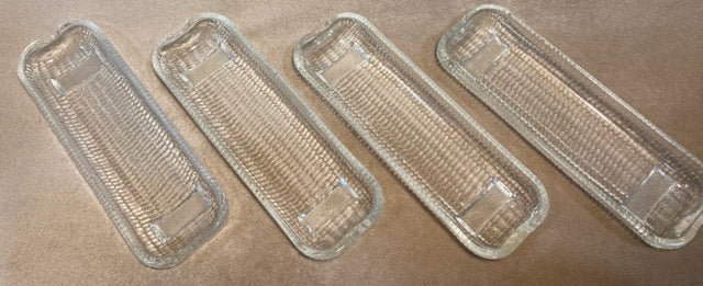 Morning Harvest – Set of 4 Brazilian Glass Corn Dishes