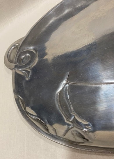 Farmstead Whimsy – 1979 Vandor Aluminum Pig Serving Tray