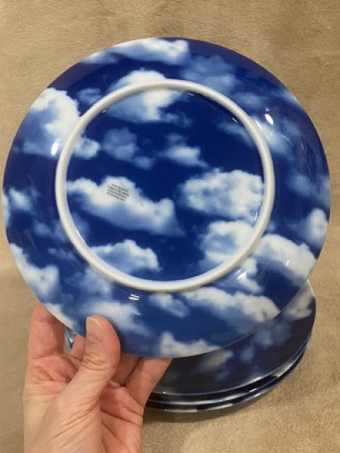 Kyoto Sky – Set of 4 Japanese Porcelain Dessert Plates