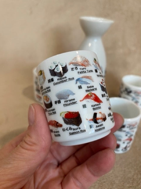 Tokyo Evenings – Retro Sushi & Sake Set