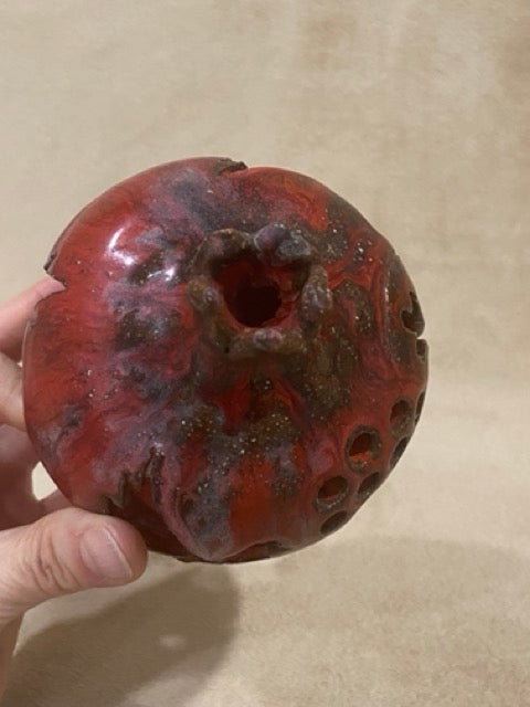 Jerusalem Light – Armenian Ceramic Pomegranate Luminary