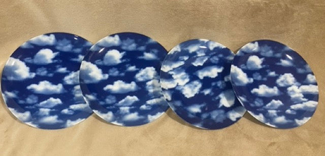 Kyoto Sky – Set of 4 Japanese Porcelain Dessert Plates