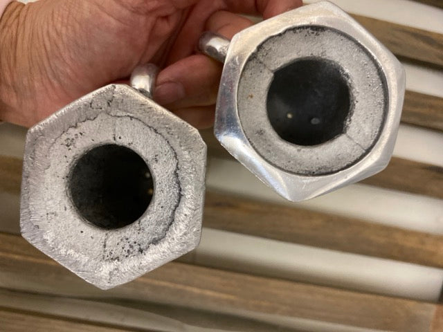 Estate Silver – Pewter Salt & Pepper Shaker Set