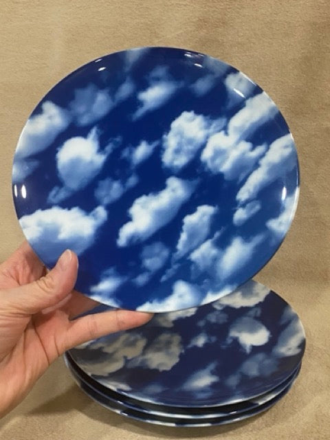 Kyoto Sky – Set of 4 Japanese Porcelain Dessert Plates
