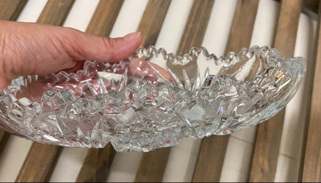 Pinwheel Light – Art Glass Relish Bowl