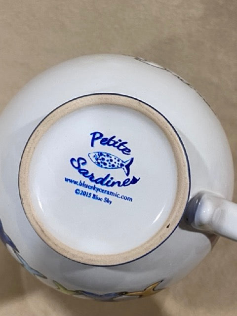 Petite Catch – Blue Sky Ceramics Sardine Mug (14 oz)