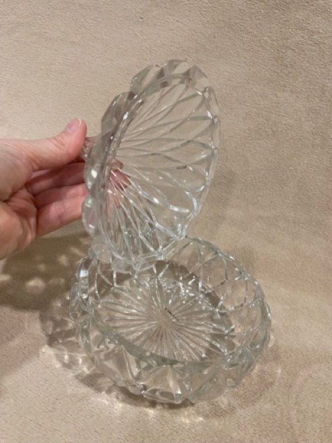 Crystal Kiss – Vintage Hershey’s Kiss Shaped Crystal Candy Dish