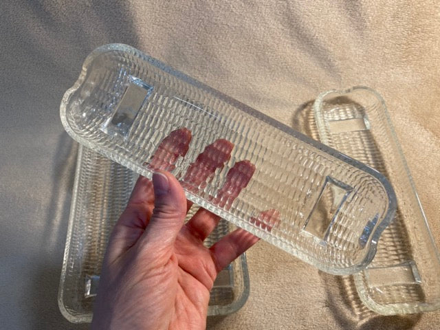 Morning Harvest – Set of 4 Brazilian Glass Corn Dishes