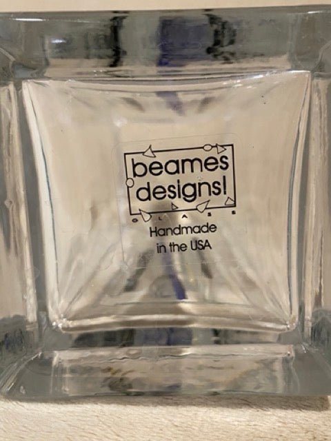 Streamline – Beames Designs Fused Abstract Panel Vase (10")