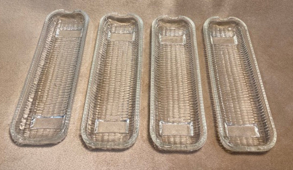 Morning Harvest – Set of 4 Brazilian Glass Corn Dishes