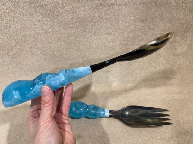 Teal Flourish – Lily Juliet Artisanal Serving Set