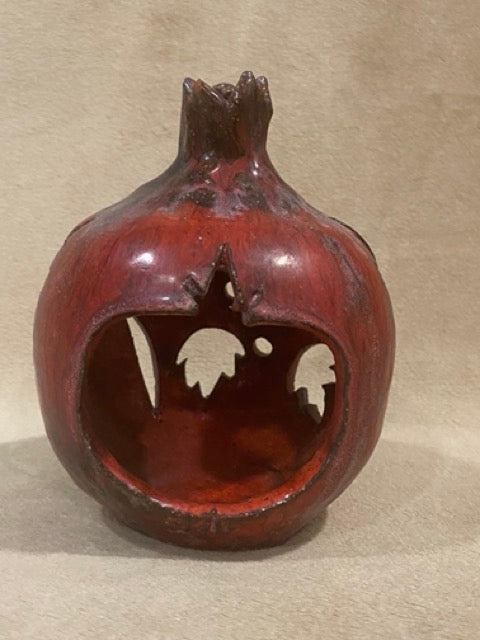 Jerusalem Light – Armenian Ceramic Pomegranate Luminary