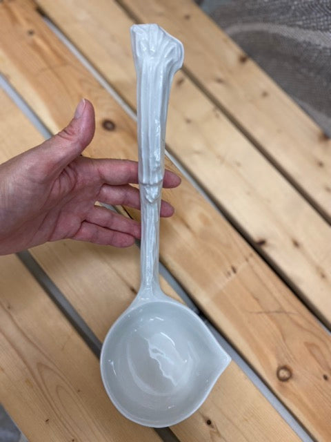 Ironstone Harvest – Red Cliff Grape Motif Ladle