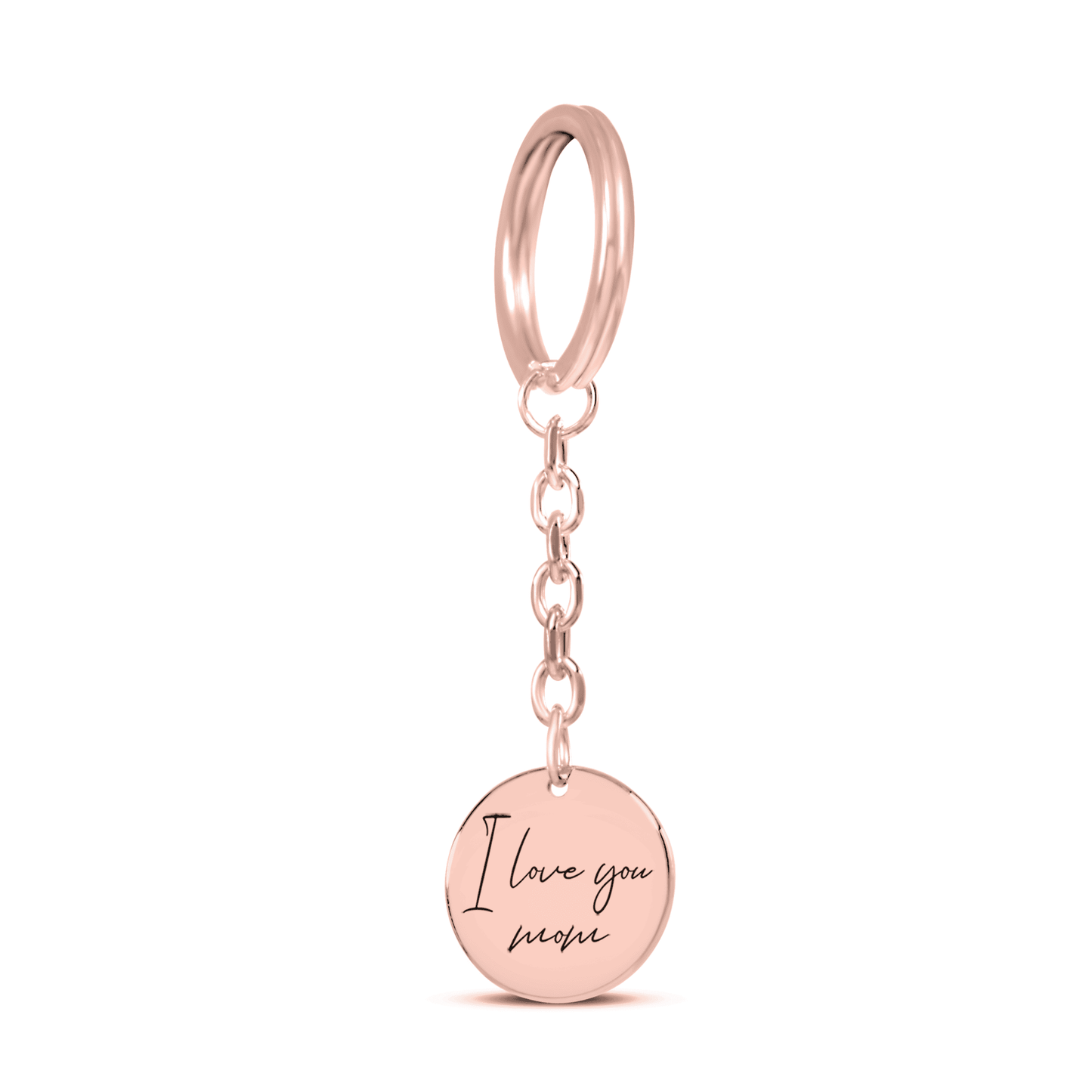 Personalized Handwritten Message Keychain