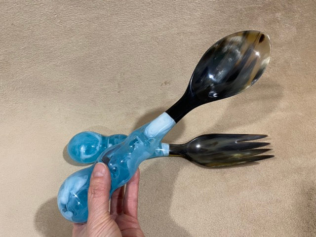 Teal Flourish – Lily Juliet Artisanal Serving Set