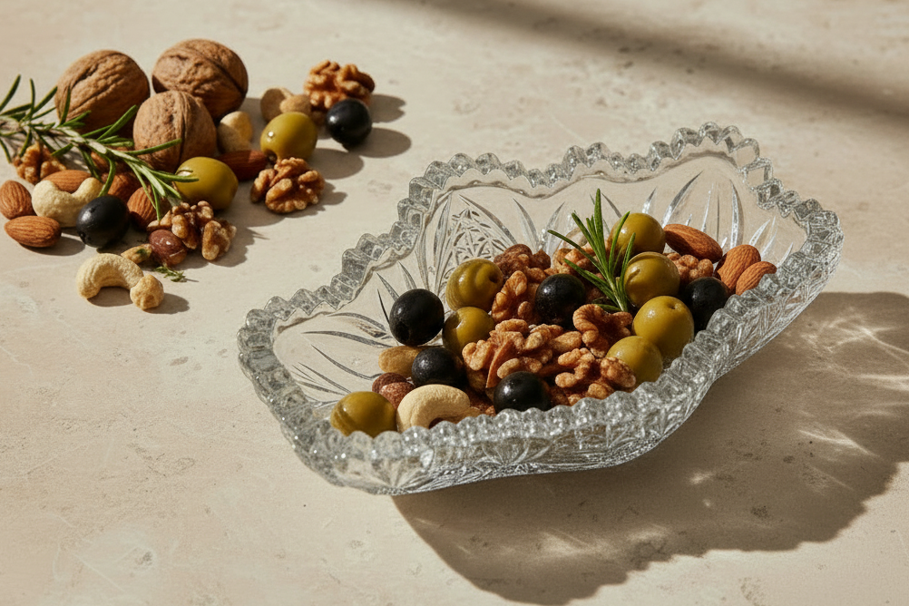 Pinwheel Light – Art Glass Relish Bowl