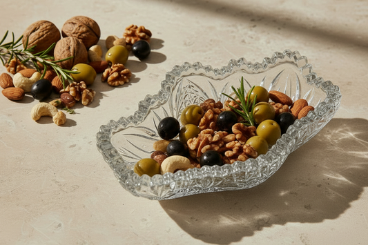 Pinwheel Light – Art Glass Relish Bowl