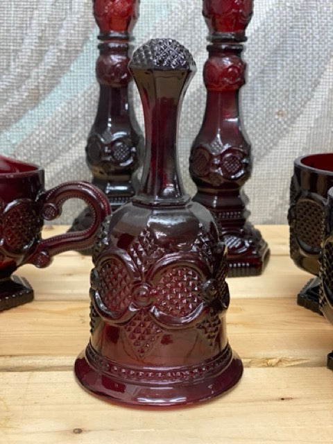 Ruby Reverie – 15-Piece Avon 1876 Cape Cod Ruby Glass Collection