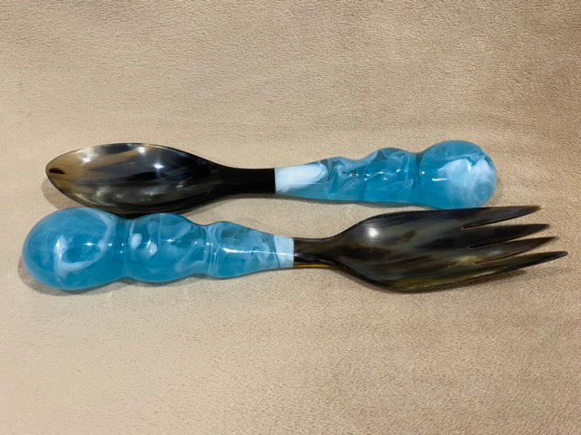Teal Flourish – Lily Juliet Artisanal Serving Set
