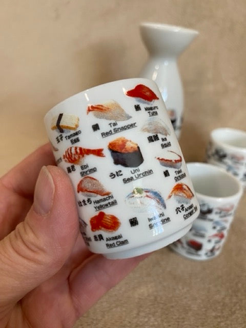 Tokyo Evenings – Retro Sushi & Sake Set