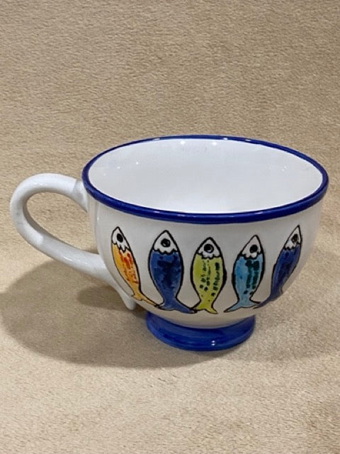 Petite Catch – Blue Sky Ceramics Sardine Mug (14 oz)