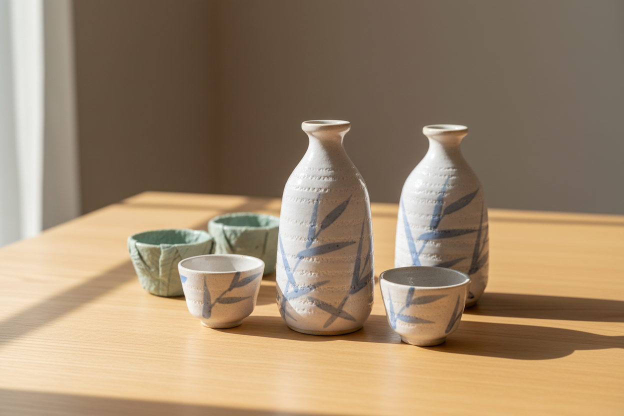 Sake Ritual – Traditional Japanese Tokkuri & Ochoko Set