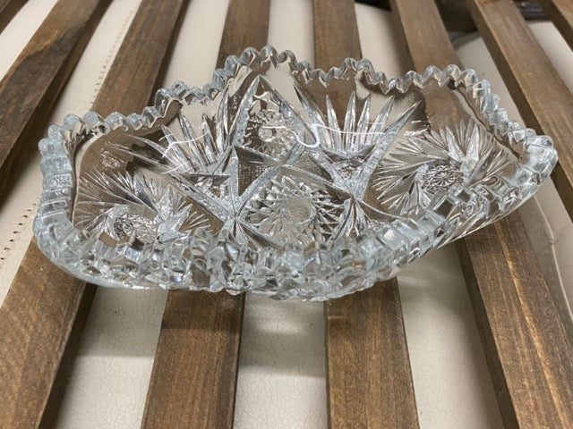 Pinwheel Light – Art Glass Relish Bowl