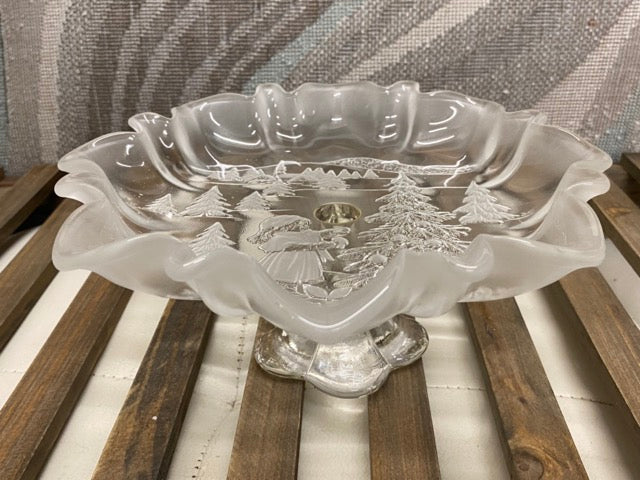 Mikasa - Christmas Story Footed Bon Bon Serving Dish