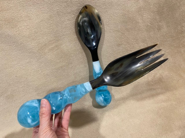 Teal Flourish – Lily Juliet Artisanal Serving Set