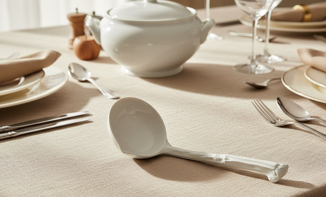 Ironstone Harvest – Red Cliff Grape Motif Ladle