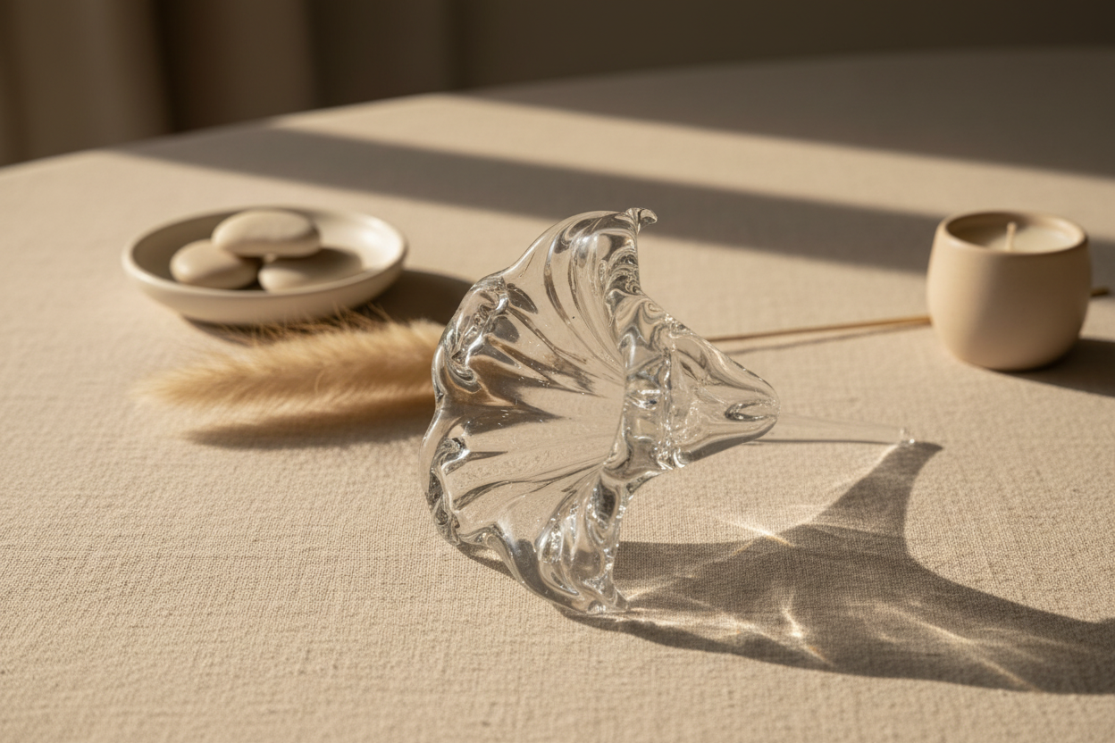 Trumpet Bloom – Vintage Hand-Blown Glass Lily Bud Vase