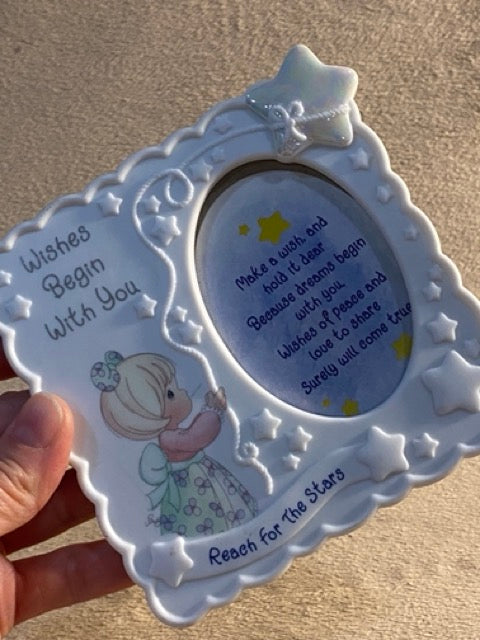 Joyful Frame – Precious Moments “Wishes Begin With You” Photo Frame